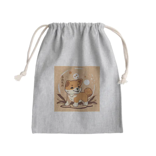 柴犬、縄文☆彡古代くん Mini Drawstring Bag