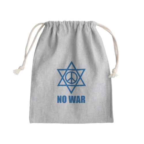 NO WAR（イスラエル戦争） Mini Drawstring Bag