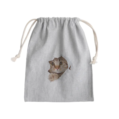 可愛い猫グッズ Mini Drawstring Bag