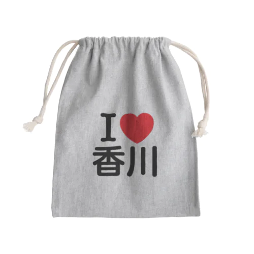 I LOVE 香川（日本語） きんちゃく