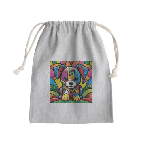 西海岸のワンコ Mini Drawstring Bag