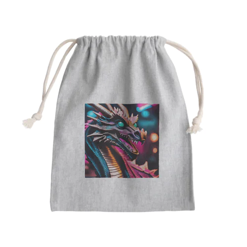 かっこいい龍 Mini Drawstring Bag