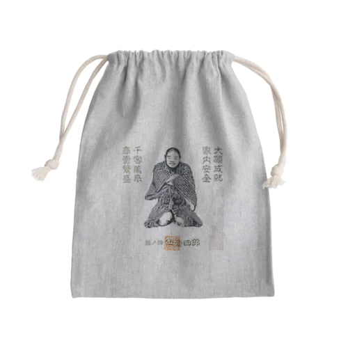 仙台四郎 Mini Drawstring Bag