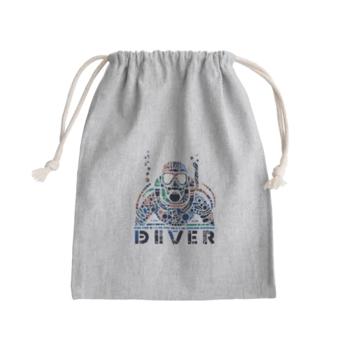 ダイバー Mini Drawstring Bag