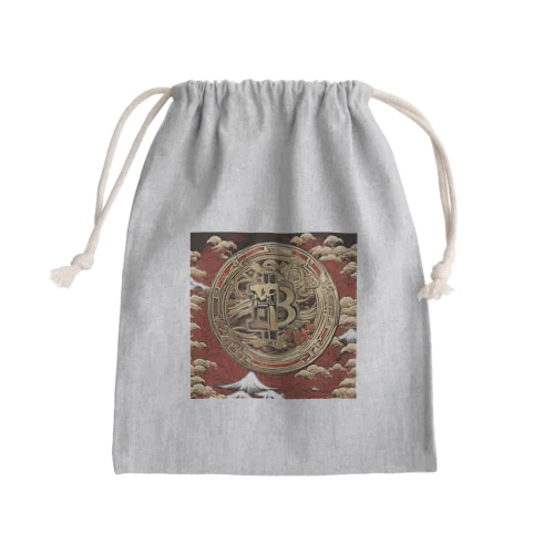 Crypto japan Mini Drawstring Bag