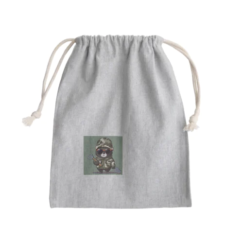 モグたんアーミー Mini Drawstring Bag