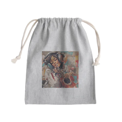 Mevio ロックウーメン Mini Drawstring Bag