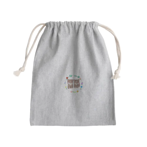 福ちゃん禄ちゃんロゴマークグッズ Mini Drawstring Bag