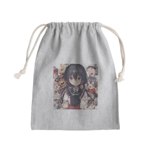 萌え萌え Mini Drawstring Bag