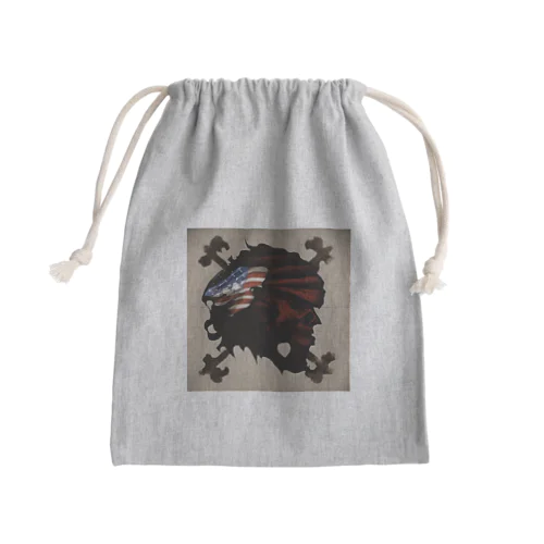 ガイコツ Mini Drawstring Bag