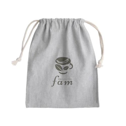 ハンモックカフェfam  Mini Drawstring Bag