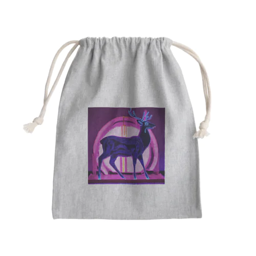 千年杉しか　ネオン Mini Drawstring Bag