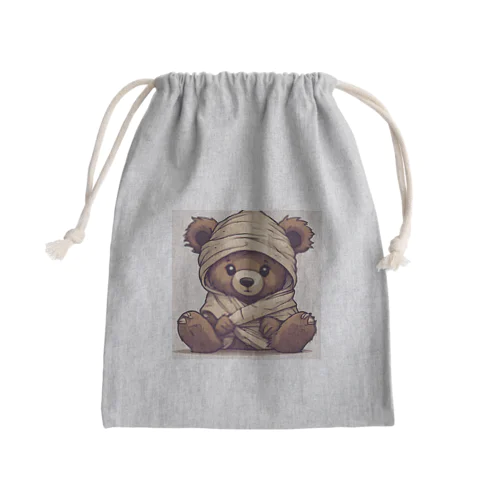 ミイラクマさん Mini Drawstring Bag