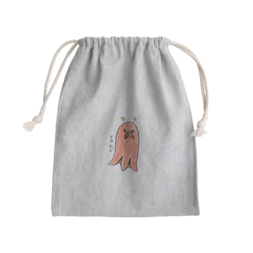 タコ星人 Mini Drawstring Bag
