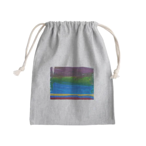 ぽっ Mini Drawstring Bag