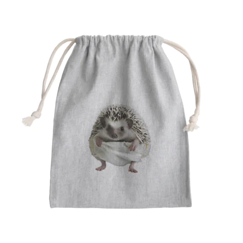 オムツはりねずみ。 Mini Drawstring Bag