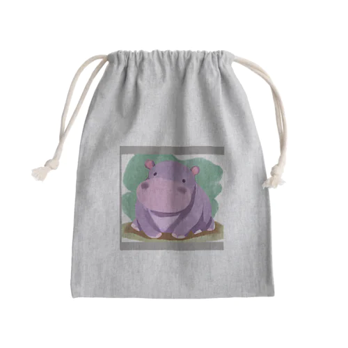 カバさん Mini Drawstring Bag