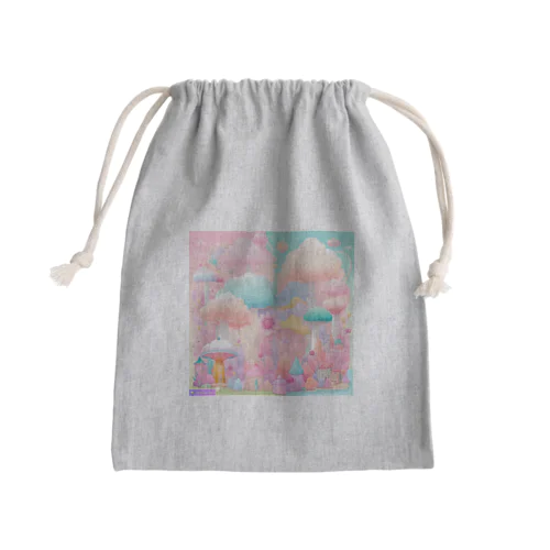 キノコのアート Mini Drawstring Bag