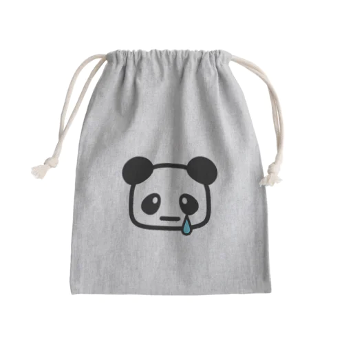 ぱんだのロックも泣いちゃった Mini Drawstring Bag