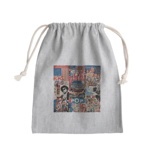 アメリカンポップ2 Mini Drawstring Bag