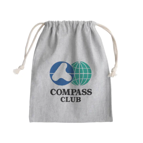 コンパスクラブ （ロゴ） Mini Drawstring Bag