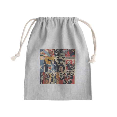 アメリカンポップ1 Mini Drawstring Bag