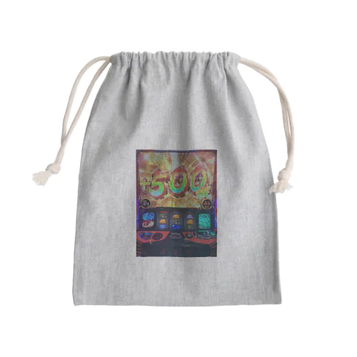 スロット大好き Mini Drawstring Bag