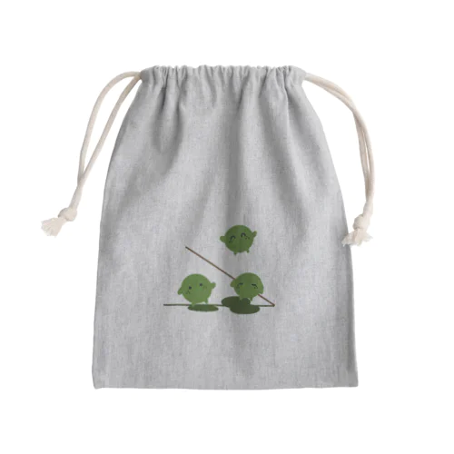 よもぎ団子 Mini Drawstring Bag