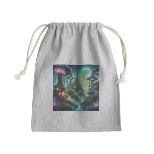 幻想的な魔法の国の美しい森 Mini Drawstring Bag