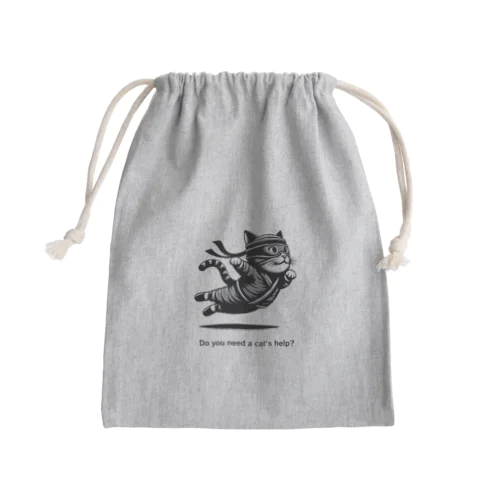 ニャンジャ・アシスト Mini Drawstring Bag