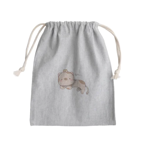 ぶちと子ねこ Mini Drawstring Bag