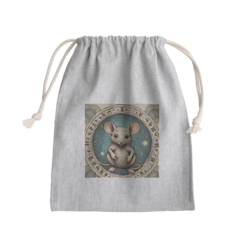 １ばんのりのねずみくん Mini Drawstring Bag