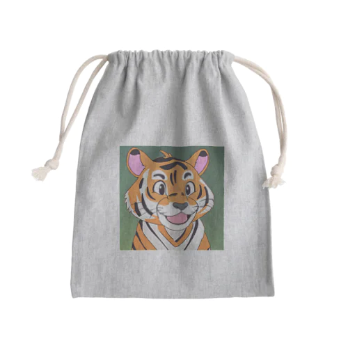 トラに夢中 Mini Drawstring Bag