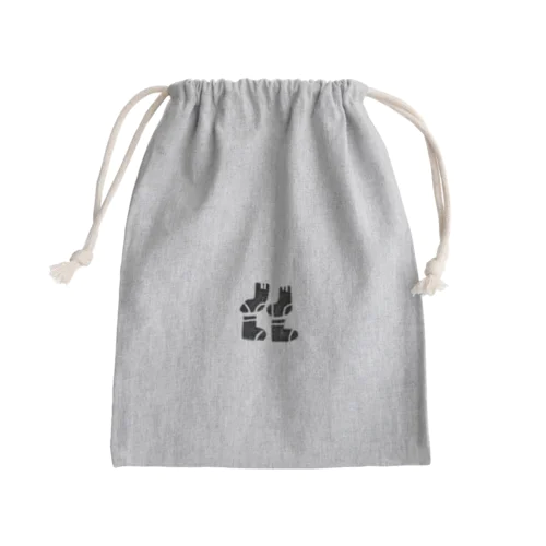 くつした Mini Drawstring Bag