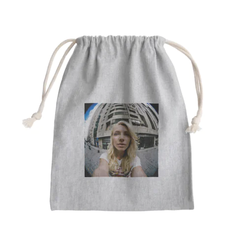 street(lady) Mini Drawstring Bag