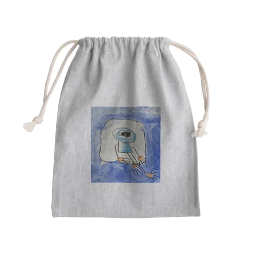 しゅりけん忍者くん Mini Drawstring Bag