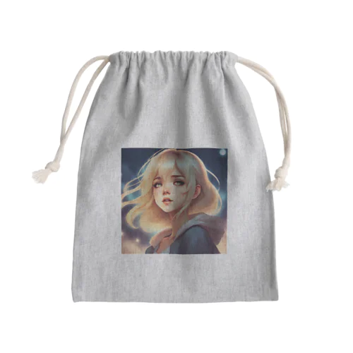 儚き美少女 Mini Drawstring Bag