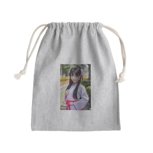 ドット絵かずみちゃん Mini Drawstring Bag