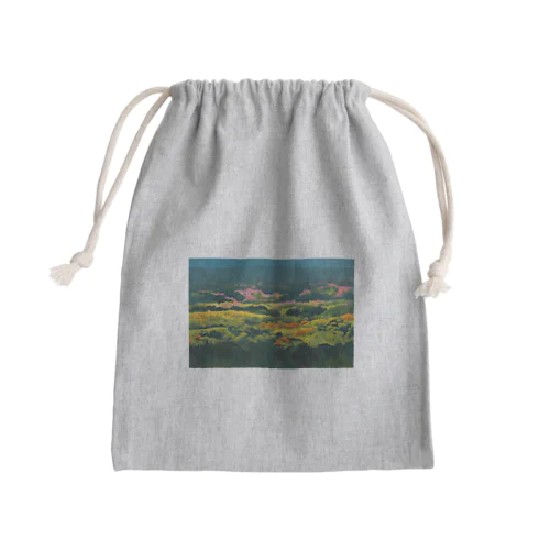 色彩豊かな自然風景 Mini Drawstring Bag