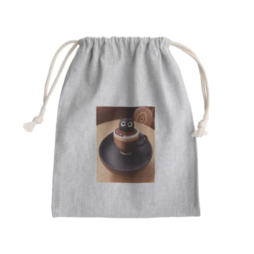 コーヒーの妖精 Mini Drawstring Bag