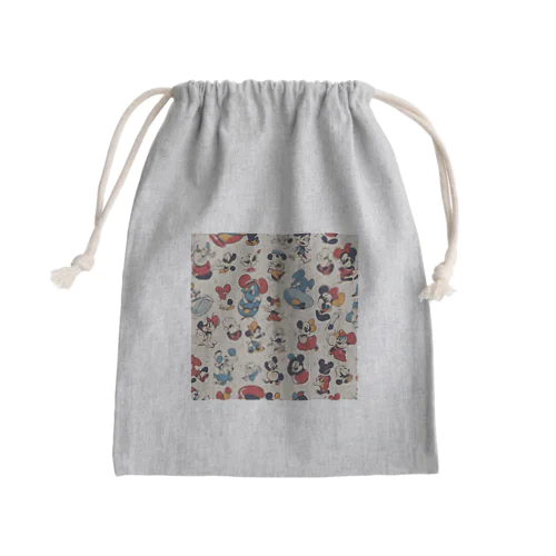 ディズニー風 Mini Drawstring Bag