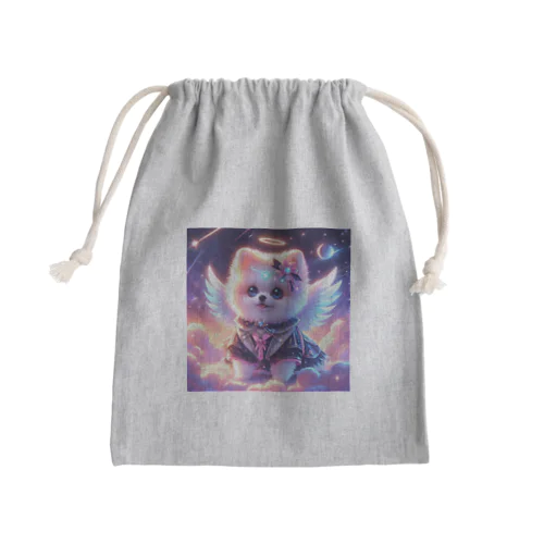 プリティーエンジェル　ポメラニアン Mini Drawstring Bag