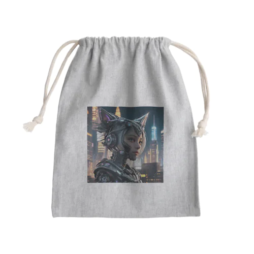 「サイバーフェリス」 Mini Drawstring Bag