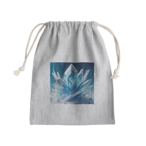 氷のクリスタル Mini Drawstring Bag