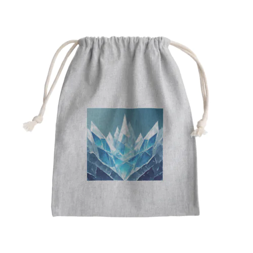 氷のクリスタル Mini Drawstring Bag