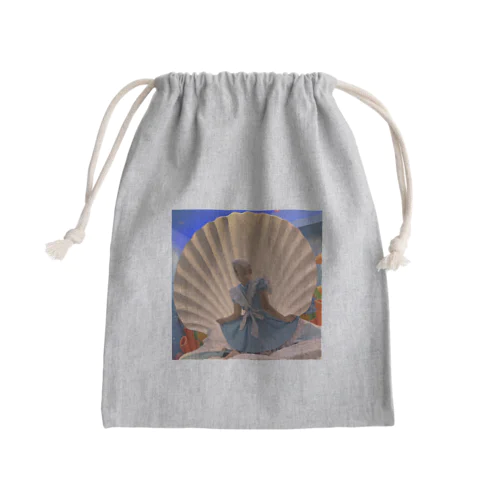 まぁメイド坊主女子 Mini Drawstring Bag