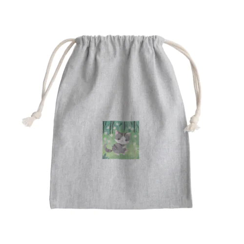 魅惑的なうちの猫 Mini Drawstring Bag