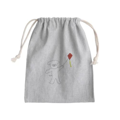 凧揚げスマイルドッグ Mini Drawstring Bag