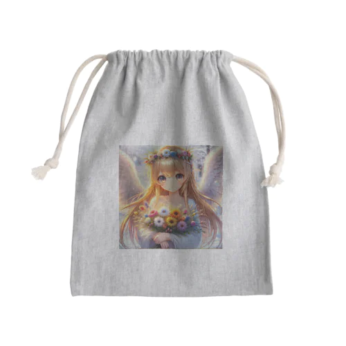 花天使　冬の花束　アニメ風 Mini Drawstring Bag