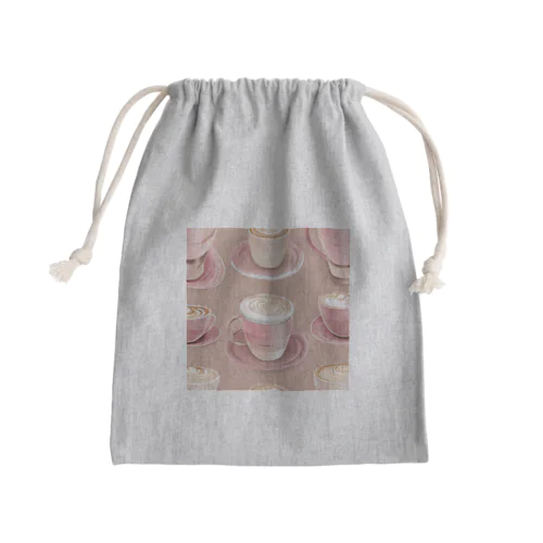 SweetラテアートⅡ Mini Drawstring Bag